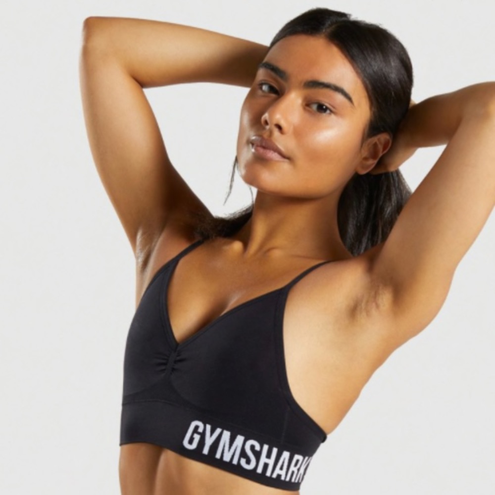 Gymshark Seamless Bralette (Black)